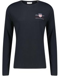 GANT - Langarmshirt MEDIUM ARCHIVE SHIELD - Lyst