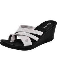 skechers diamante wedge sandals