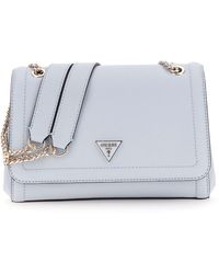 Guess - Noelle Ii Convertible Xbody Flap Bag Misty Blue - Lyst