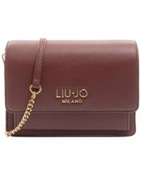 Liu Jo - Tasche Umhängetasche ecs M Crossbody Caliwen red wine Taschengröße: KLEIN - Lyst