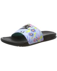 nike badelatschen blumen