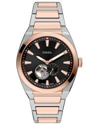Fossil - Analog Automatic Watch With Stainless Steel Strap Me3277 - Lyst