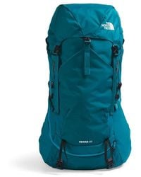 The North Face - Terra 55 Trekking Backpacks Blue Moss/sapphire Slate M/l - Lyst