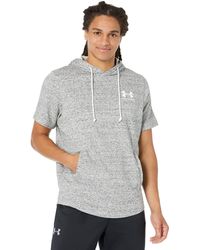 Under Armour - Rival Terry Short-sleeve Hoodie - Lyst