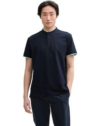 Tom Tailor - T-Shirt in Melange-Optik - Lyst
