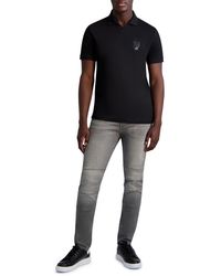 Karl Lagerfeld - Paris Karl Armour Johnny Collar Polo - Lyst