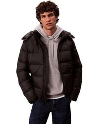 Calvin Klein - Veste Matelassée Nylon Zip Off avec Capuche - Lyst