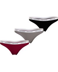 Tommy Hilfiger - 3 Pack Thong - Lyst
