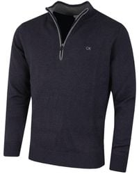 Calvin Klein - Maglione da uomo in cotone lavorato a maglia - Lyst