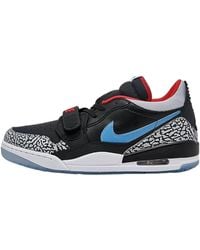 Nike - Air Jordan Legacy 312 Low Trainers Sneakers Black/valour Blue/university Red/wolf Grey Cd7069-004 Uk 9 - Lyst