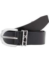 Calvin Klein - Loop Belt 3.0 Cm Leather - Lyst