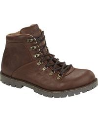 Birkenstock - Jackson LENU Dark Brown Größe 39 EU Braun - Lyst