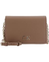 Calvin Klein - Borsa Donna Re-Lock Shoulder Bag Flap Piccola - Lyst