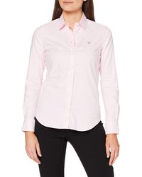 GANT - Stretch Oxford-Solid Shirt Bluse - Lyst