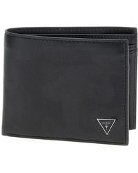Guess - Mito Billfold Coin Wallet Black - Lyst