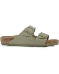 Birkenstock - Arizona Bs Birko-flor Faded Khaki Sandals 5.5 Uk - Lyst