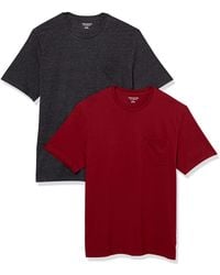 Amazon Essentials - Regular-fit Short-sleeve Crewneck Pocket T-shirt - Lyst
