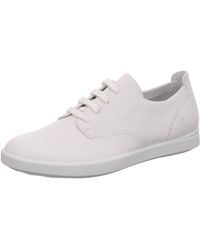 Ecco - S Leisure 205133 Leather White Trainers 5-5.5 Uk - Lyst