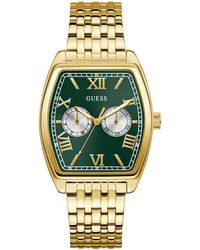 Guess - Gabriel GW0975G2 Montre pour homme en acier inoxydable doré - Lyst
