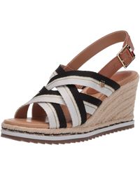 Tommy Hilfiger Wedge sandals for Women - Up to 58% off at Lyst.com