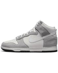 Nike - Dunk High Retro Trainers Sneakers Leather Shoes Dz4515 - Lyst