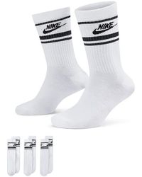Nike - 12 Paar Sportsokken - Wit/zwart/multicolor - Sportswear Everyday Essential Crew Sokken 34/38/42/46/50 - Lyst