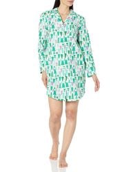Amazon Essentials - Woven Flannel Notch Collar Nightgown - Lyst