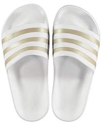 adidas adilette aqua zapatos de playa y piscina unisex blanco adidas adilette aqua zapatos de playa y piscina unisex blanco