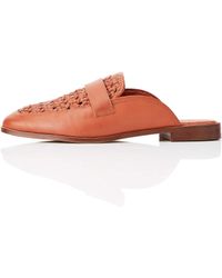 FIND Backless Woven Loafer - Braun