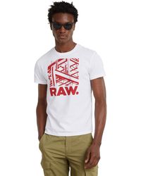 G-Star RAW - Raw. Costruzione R T T-Shirt - Lyst