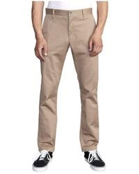RVCA - Weekend Stretch Pant Dark Khaki 36 - Lyst