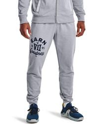 Under Armour - S Project Rock Terry Jogging Pants Gray M - Lyst