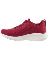Skechers - Bobs Squad Chaos-face Off Sneaker Sneaker 6.5 C/d Us Red-white - Lyst