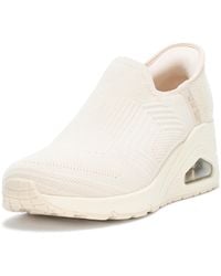 Skechers - UNO Wedge-Kickin' Knit Hands Free Slip-ins Sneaker - Lyst
