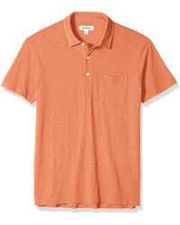 Goodthreads Lightweight Slub Polo Shirt - Orange