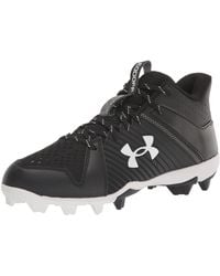 Under Armour - Leadoff Mid Rubber Molded Baseball Cleat, - Lyst