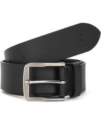 Calvin Klein - Gürtel Classic Flat Belt aus Leder - Lyst