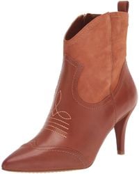 Vince Camuto - Footwear Saiovell Stiletto Heel Western Bootie Ankle Boot - Lyst