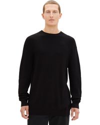 Tom Tailor - 1038238 Cosy Basic Crewneck Strick-Pullover - Lyst