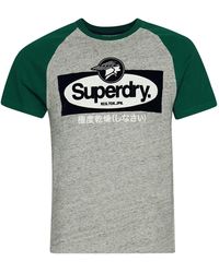 Superdry - Core Logo Graphic Raglan T-Shirt - Lyst