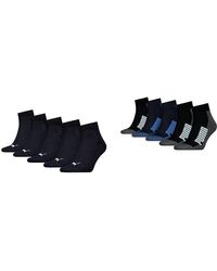 PUMA - Socken Schwarz 43-46 Socken Blau/Schwarz 43-46 - Lyst