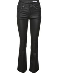 Vero Moda - Vmflash Mr Flared Coated Pants Noos Jeans - Lyst