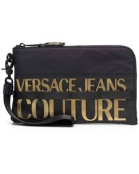 Uomo Borse da Astucci e buste da polso da Bustina da Uomo di Versace Jeans Couture in Nero 