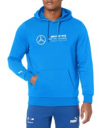 PUMA - Mercedes Amg Petronas Essentials Fleece Hoodie - Lyst