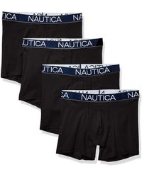 Nautica - Cotton Stretch 4 Pack Boxer Brief - Lyst