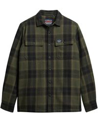 Superdry - Wool Miller Overshirt T-shirt - Lyst