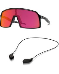 Oakley - Oo9406 Sunglasses Bundle: Oo 9406 Sutro 940692 Polished Black And Medium Black Leash Accessory Kit - Lyst