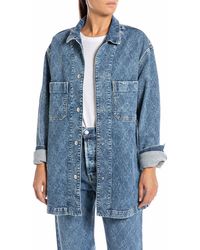 Replay - Jeansjacke aus Comfort Denim - Lyst
