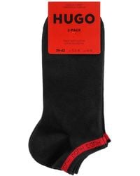 HUGO - 2p As Tape Cc Ankle Socks - Lyst