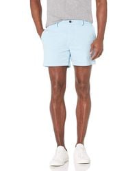 Goodthreads Slim-fit 5" Flat-front Comfort Stretch Chino Short - Blue